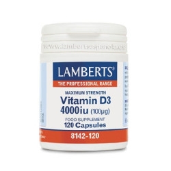 Lamberts Vitamina D3 4000 IU 120 Capsulas