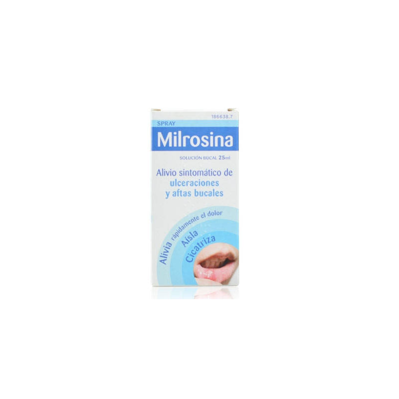 Milrosina Alivio Ulceraciones y Aftas Bucales Spray 25ml