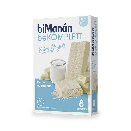 Bimanan BeKomplett Barritas Sabor Yogur 8 Uds