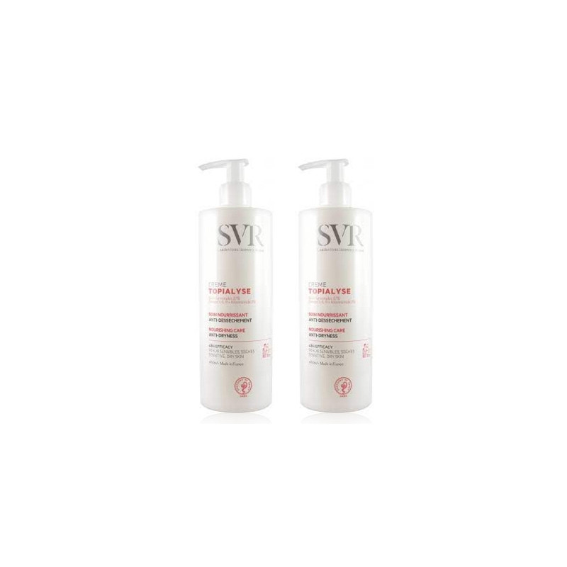 SVR Topialyse Crema Cuidado Nutritivo Antisequedad Duplo 2x400ml