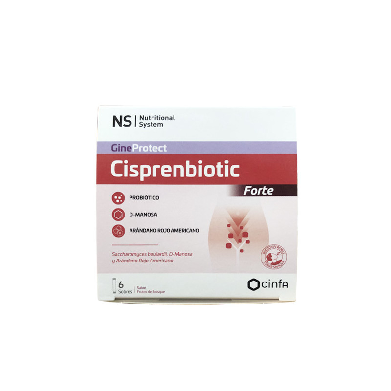 Nutritional System Gineprotect Cisprenbiotic Forte 6 Sobres