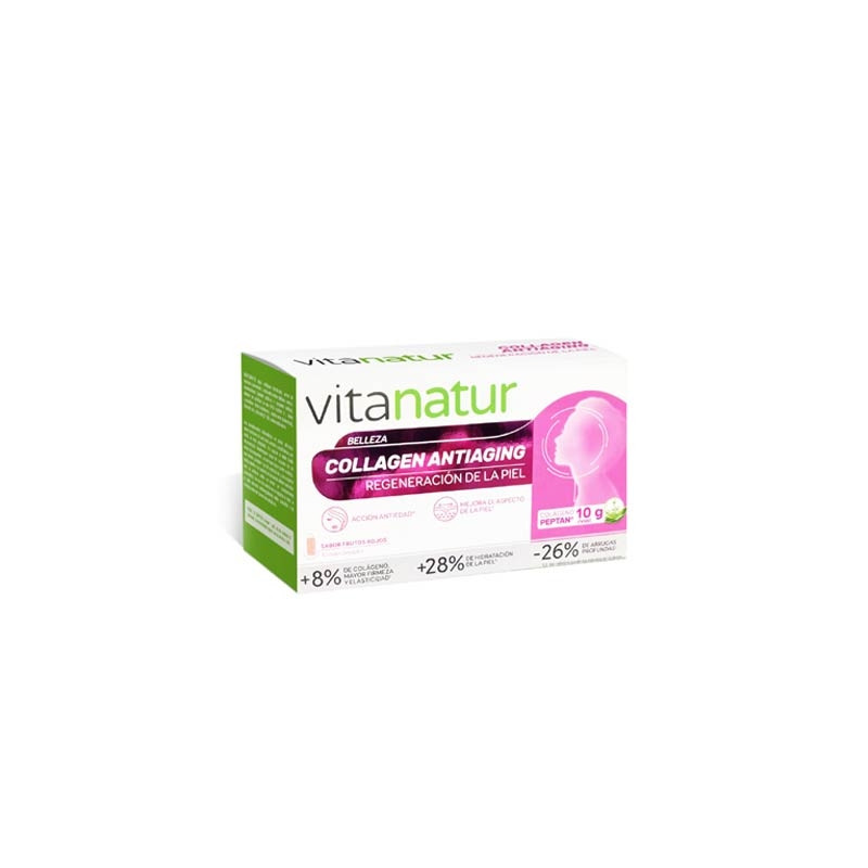 Vitanatur Collagen Antiaging Regeneracion de la Piel 10 Viales
