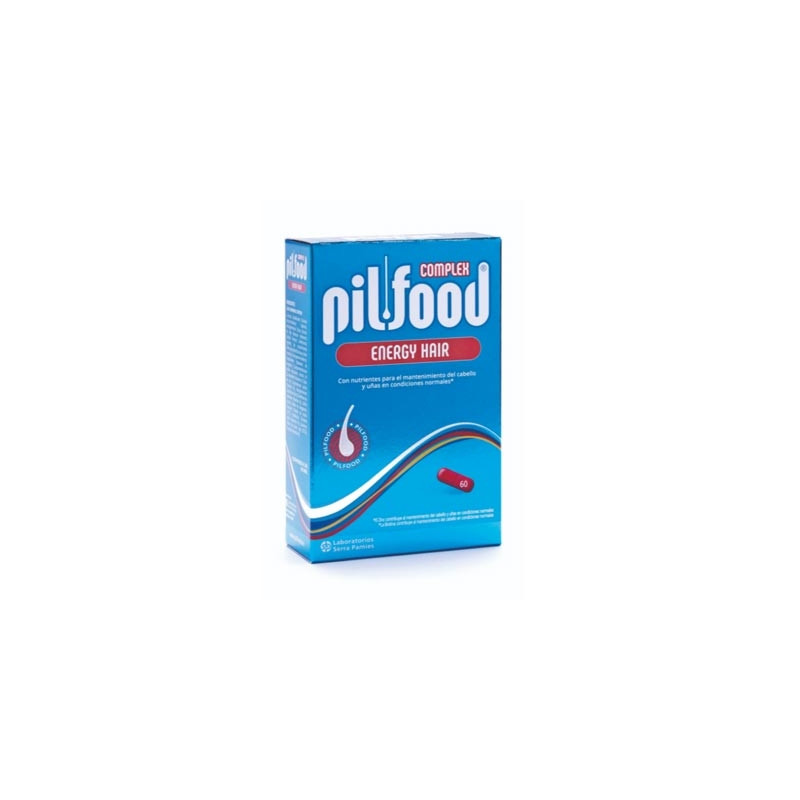 Pilfood Complex Energy Hair Cabello y Uñas 60 Comprimidos