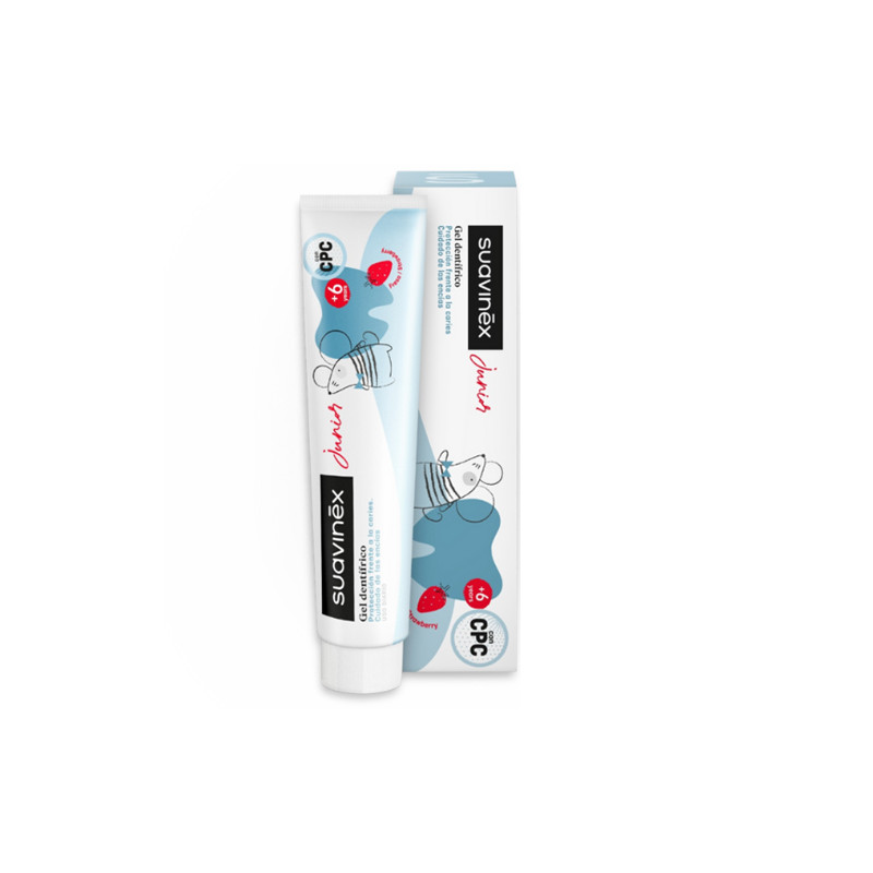 Suavinex Junior Gel Dentifrico Sabor Fresa 75ml