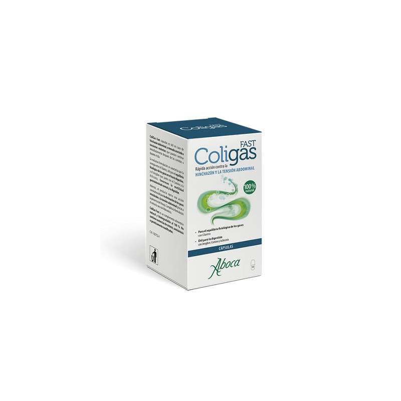 Aboca Coligas Fast Hinchazon Abdominal 50 Capsulas