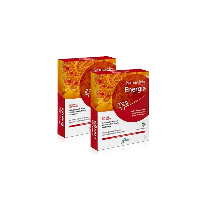 Aboca Natura Mix Advanced Energia Fluido Duplo 2x10 Viales