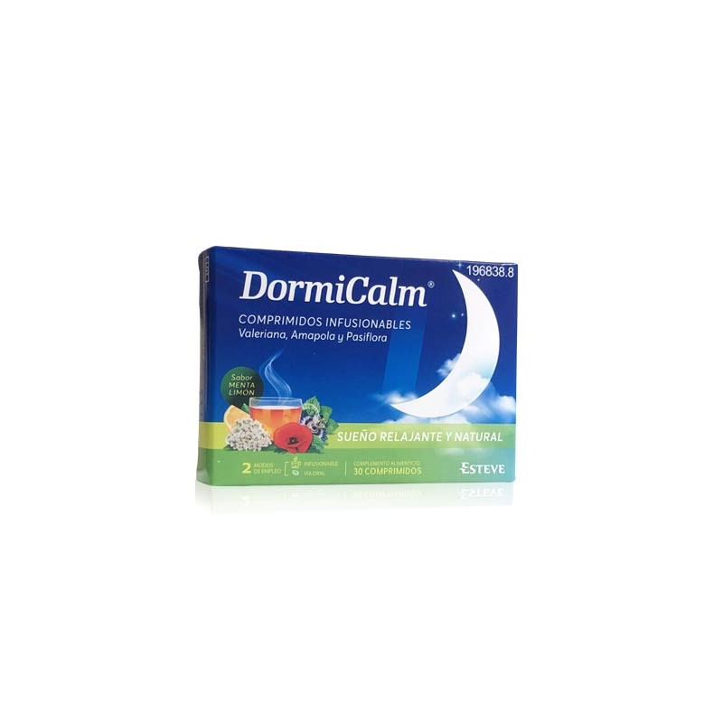 Dormicalm Comprimidos Infusionables Sueño Relajante 30 Uds