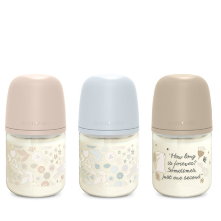 Suavinex Selection Wonderland Biberon Vidrio 0m+ 120ml