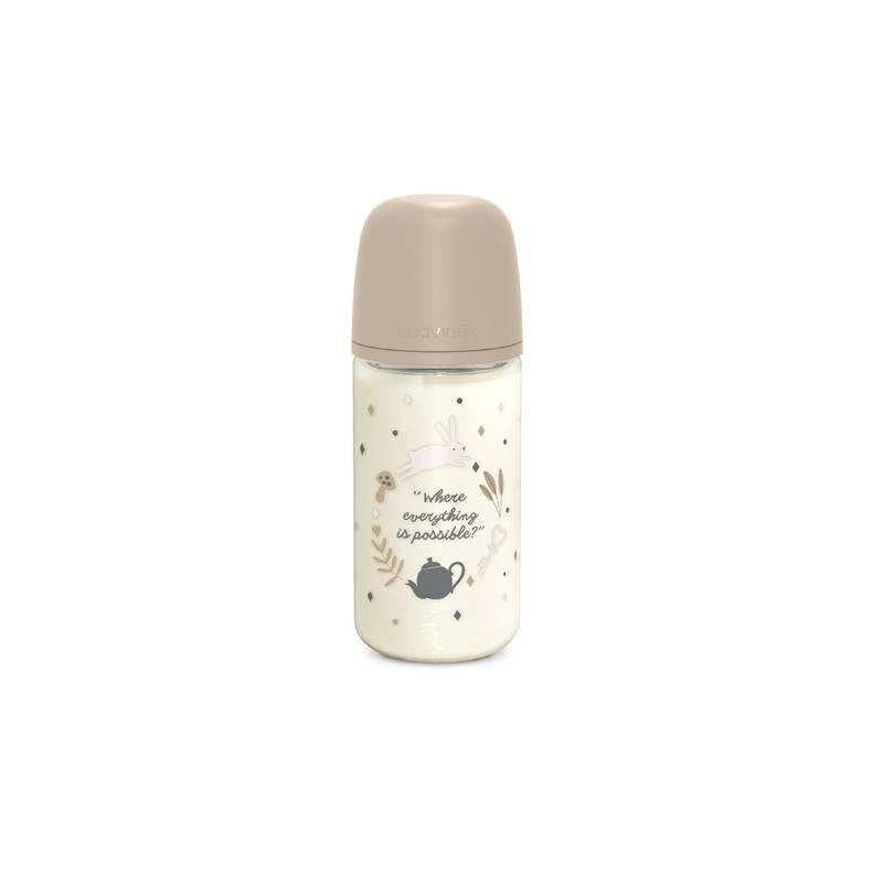 Suavinex Selection Wonderland Biberon Vidrio 3m+ 240ml