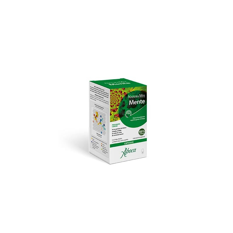 Aboca Natura Mix Mente Rendimiento Cognitivo 50 Capsulas