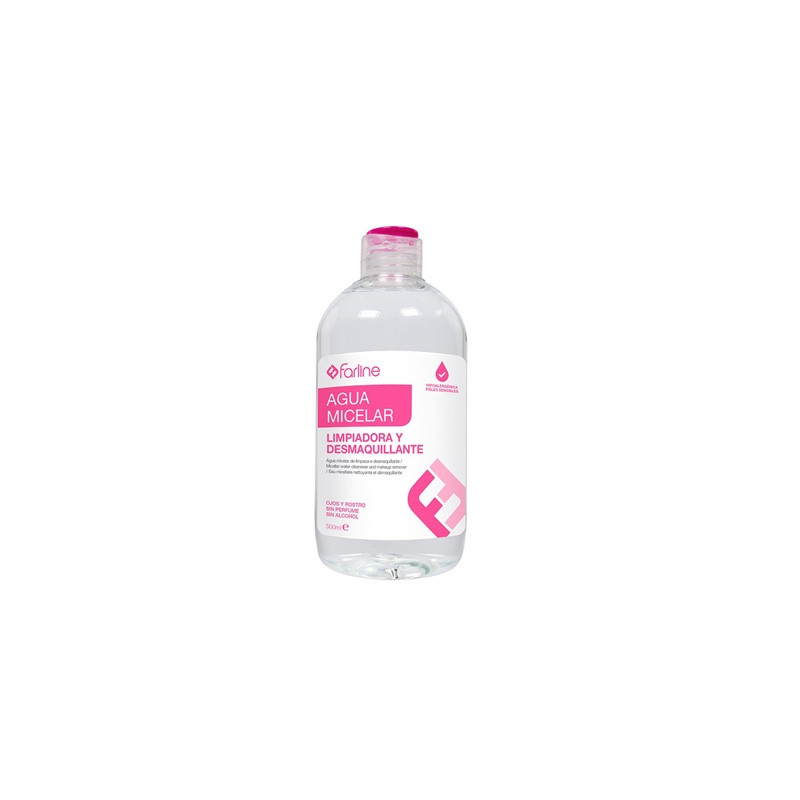 Farline Agua Micelar Limpiadora Desmaquillante 500ml