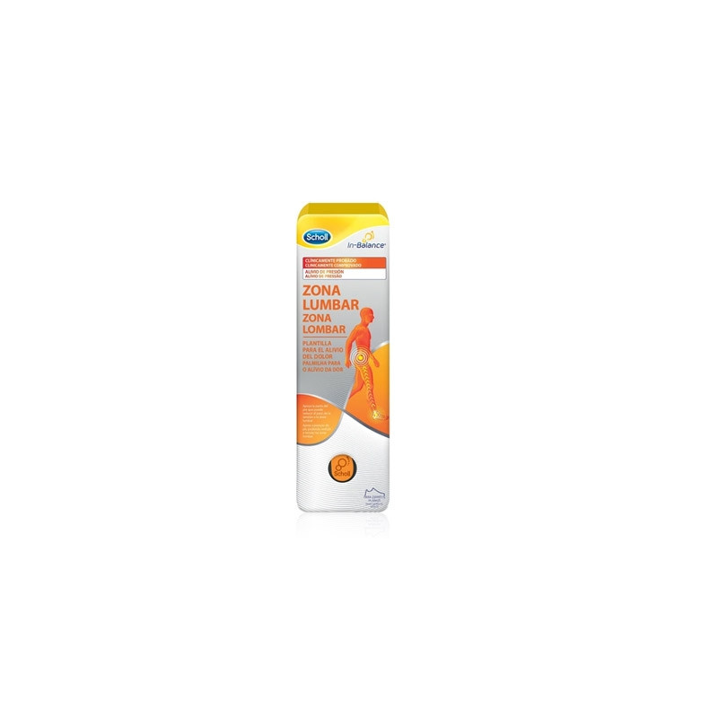 Scholl In-Balance Plantilla Dolor Zona Lumbar Talla 42.5-45