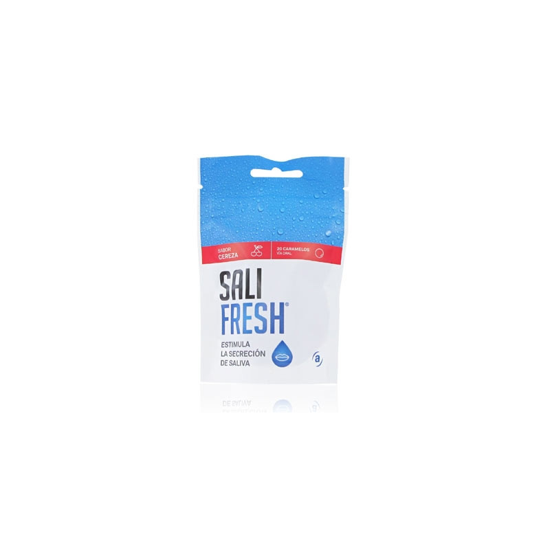 Salifresh Estimula Secrecion Saliva Caramelos Cereza 20 Uds