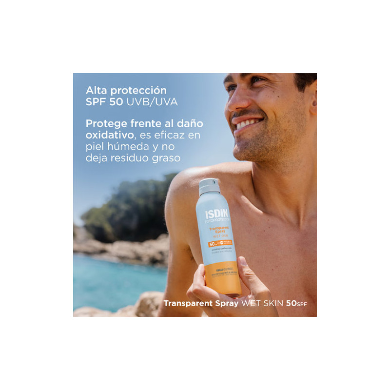 Isdin Fotoprotector Transparent Spray Wet Skin Spf50 250ml