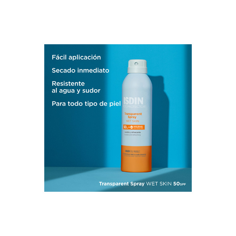 Isdin Fotoprotector Transparent Spray Wet Skin Spf50 250ml