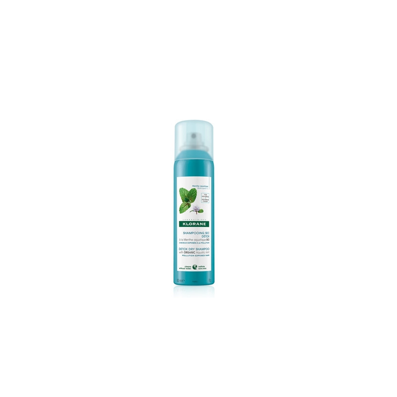 Klorane Champu Seco Detox a la Menta Acuatica 150ml