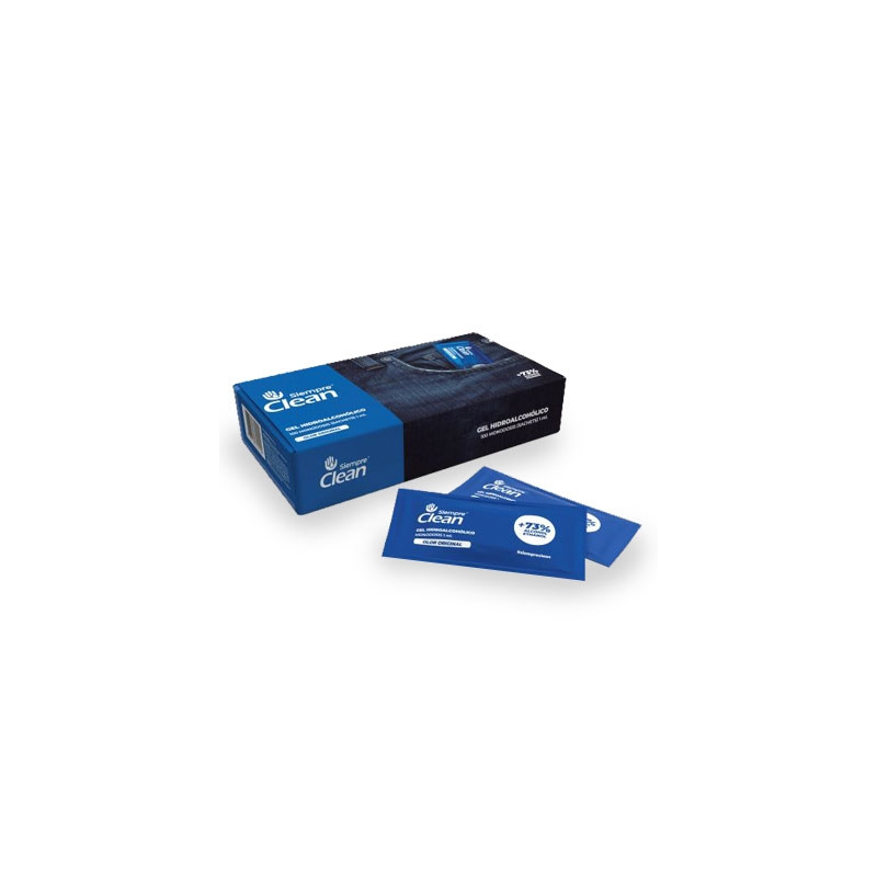 Siempre Clean Gel Hidroalcoholico Monodosis 1ml 100 Uds