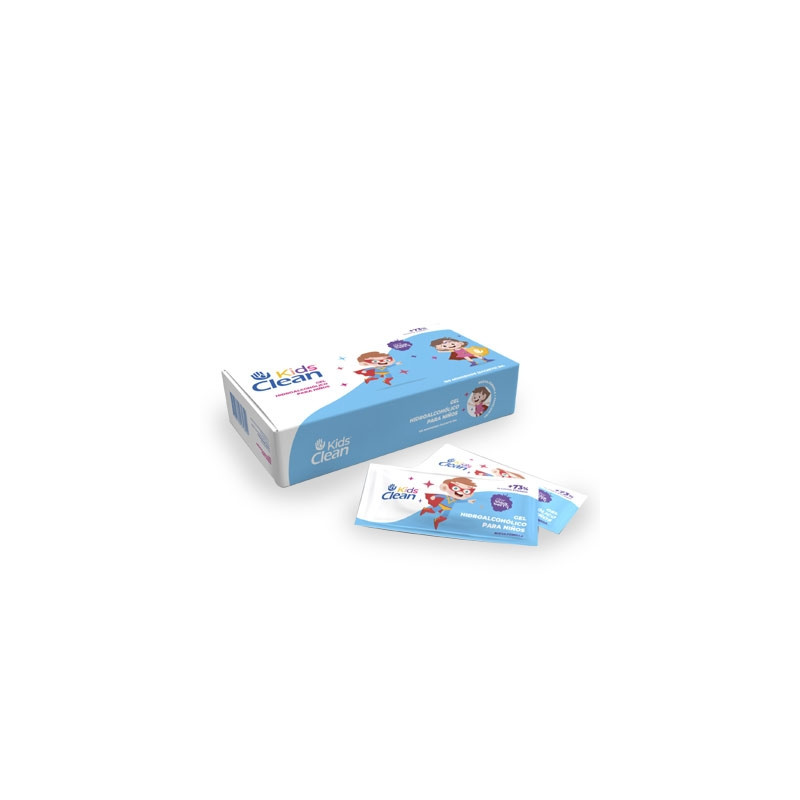 Kids Clean Gel Hidroalcoholico para Niños Monodosis 1ml 100 Uds