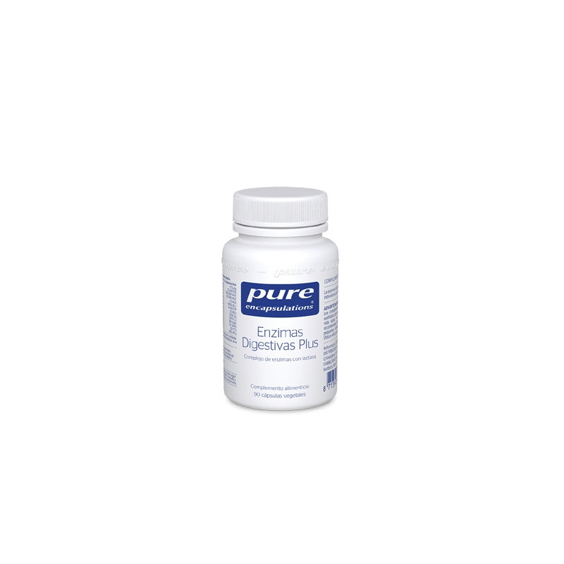 Pure Encapsulations Enzimas Digestivas Plus 90 Capsulas Vegetales