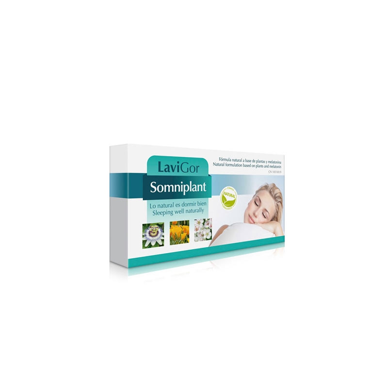 Lavigor Somniplant Plantas y Melatonina 40 Capsulas