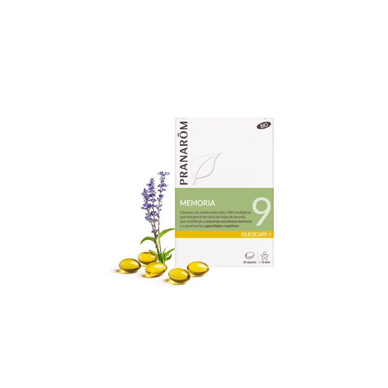 Pranarom Oleocaps+ 9 Memoria 30 Capsulas