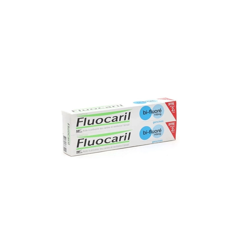 Fluocaril Bi-Fluore 145mg Pasta Dental Encias Duplo 2x75ml