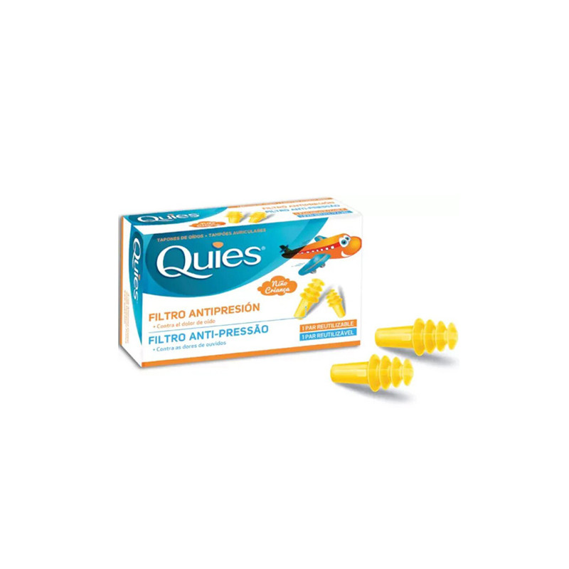 Quies Tapones Oido Filtro Antipresion Infantil 2 Uds