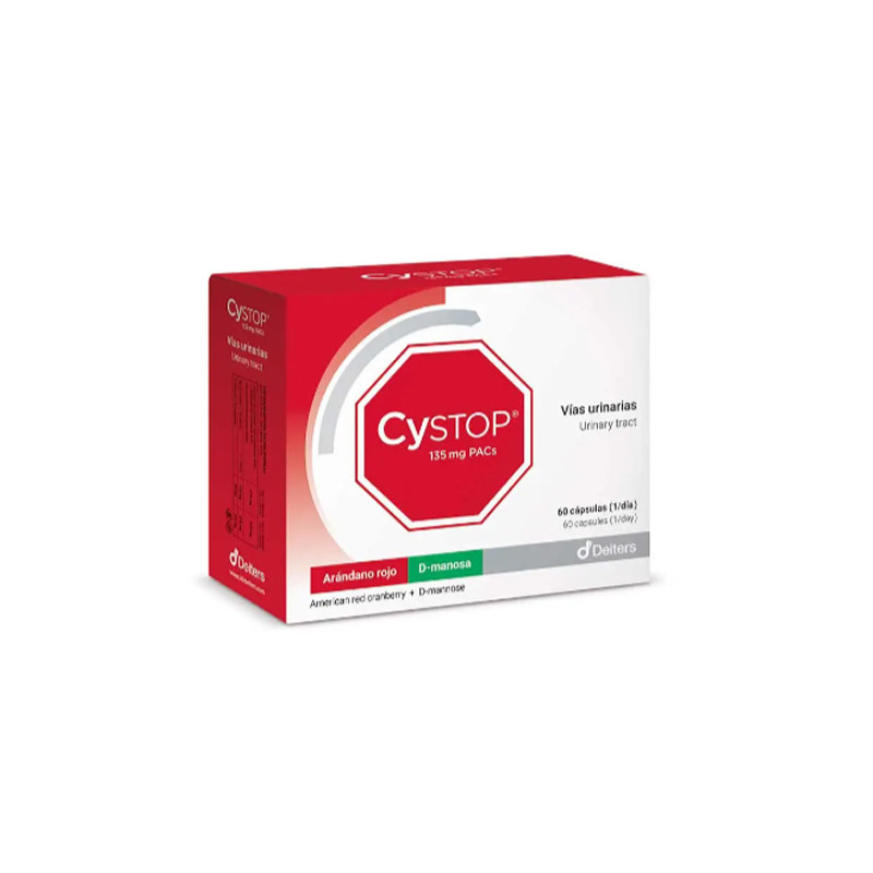 Cystop 135mg PACs Vias Urinarias 60 Capsulas