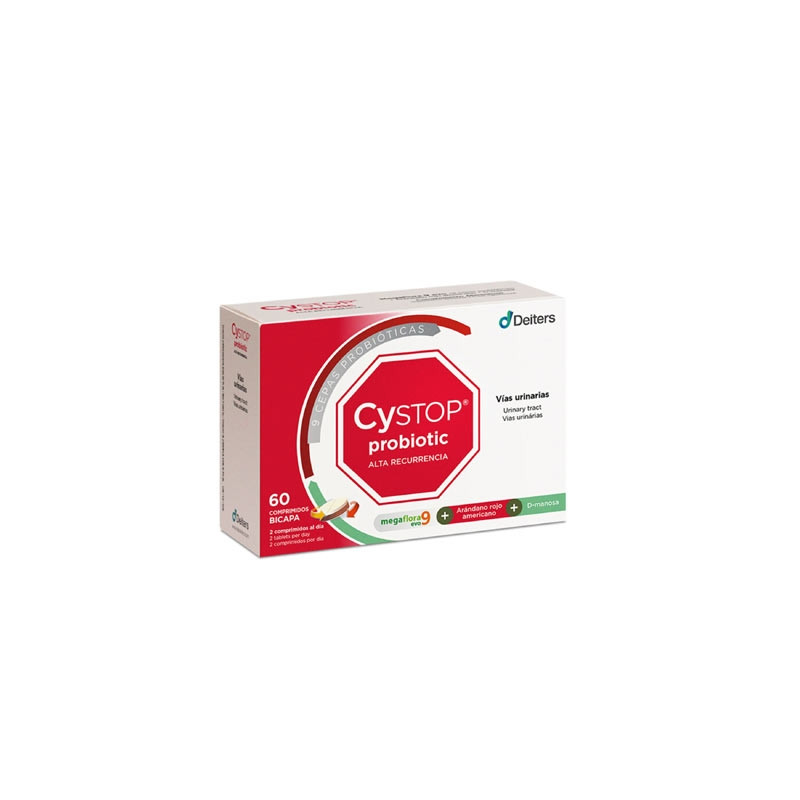 Cystop Probiotic Alta Recurrencia Vias Urinarias 60 Comp Bicapa