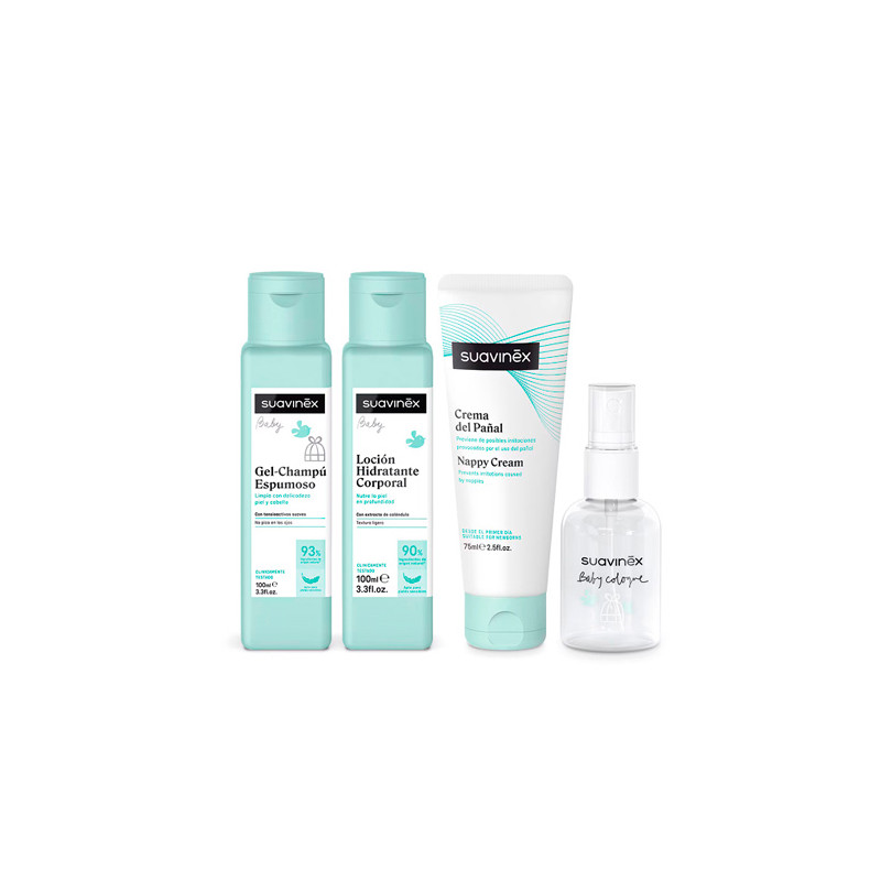 Suavinex Neceser Viaje de Tela Azul 4 Productos