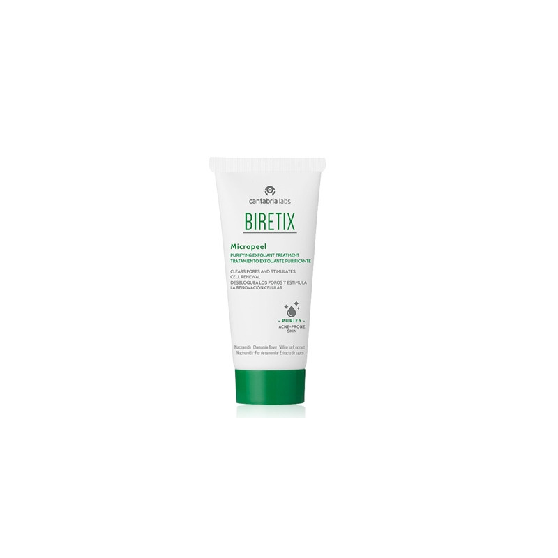 Biretix Micropeel Tratamiento Exfoliante Purificante 50ml