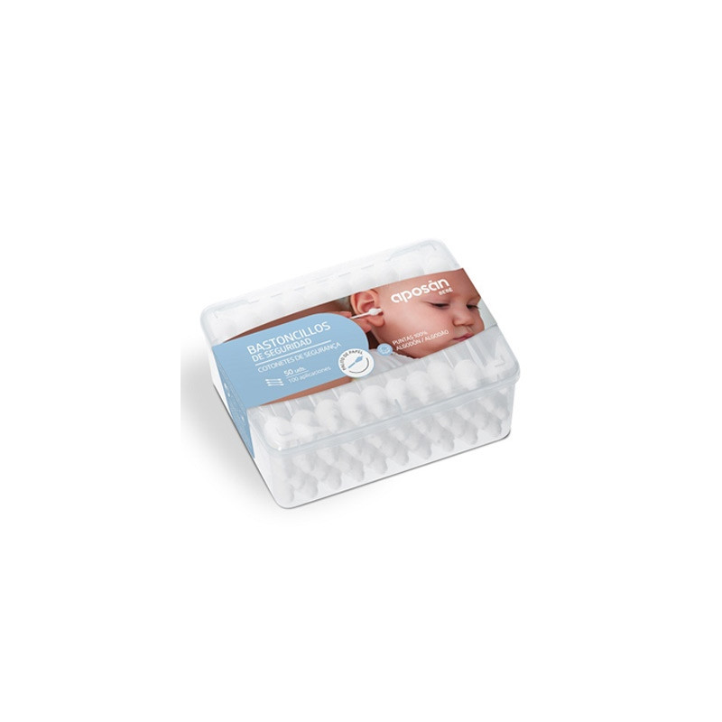 Aposan Bebe Bastoncillos de Seguridad 50 Uds