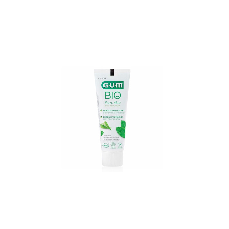 Gum Bio Pasta Dental Menta Fresca con Aloe Vera 75ml