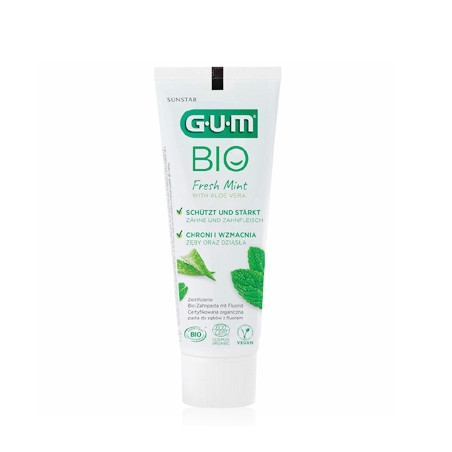 Gum Bio Pasta Dental Menta Fresca con Aloe Vera 75ml