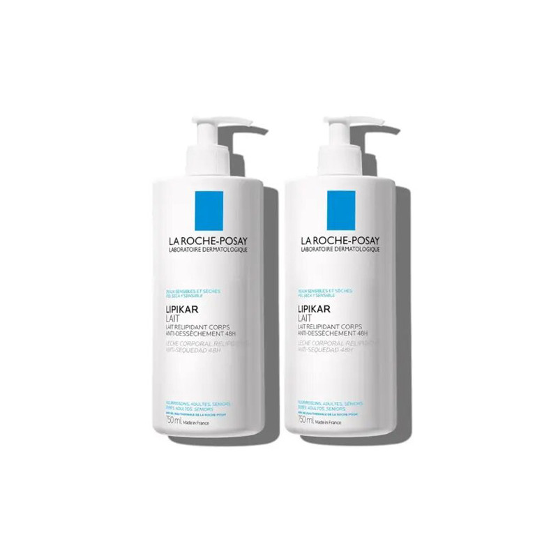Lipikar Leche Corporal Relipidizante Duplo 2x750ml. La R. Posay