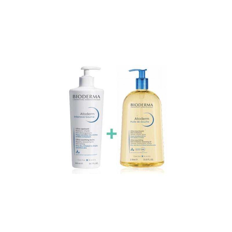 Bioderma Atoderm Aceite Ducha Ultranutritivo 1L + Balsamo 500ml