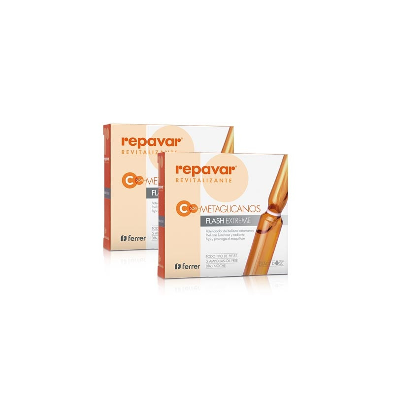 Repavar Revitalizante C-Metaglicanos Flash Extreme Duplo 2x5 Amp