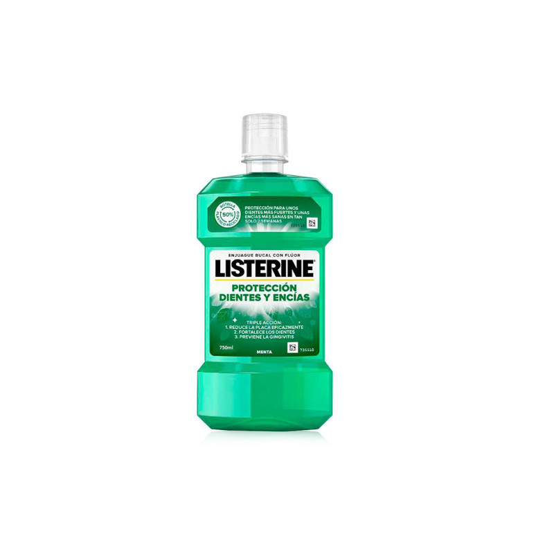Listerine Dientes y Encias Colutorio Sabor Menta 750ml