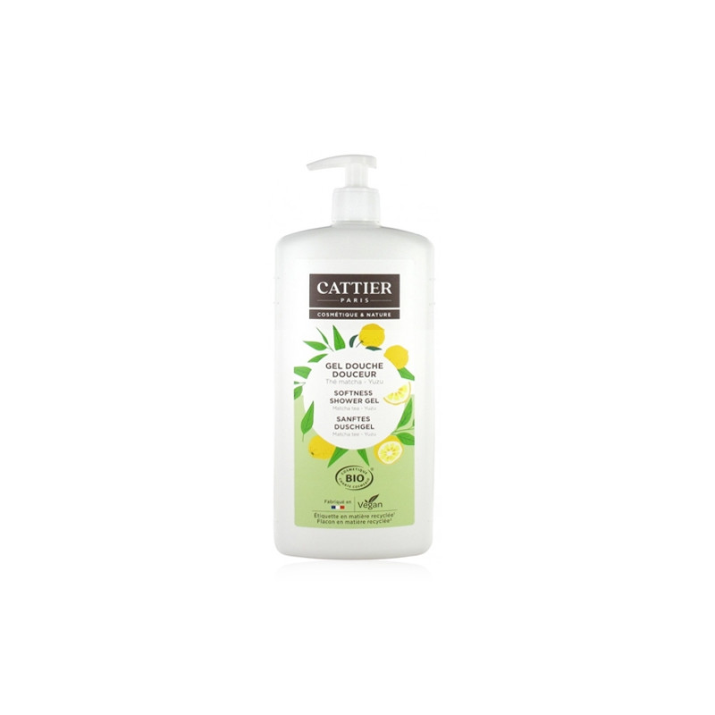Cattier Gel de Ducha Calmante Te Matcha-Yuzu 1L