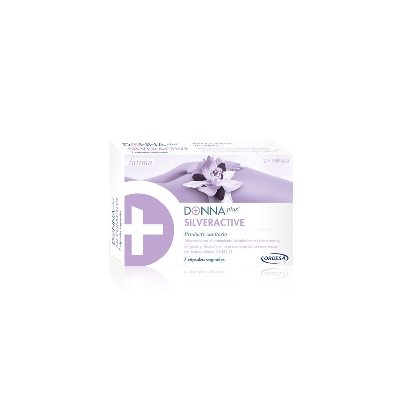 Donnaplus+ Silveractive 7 Capsulas Vaginales