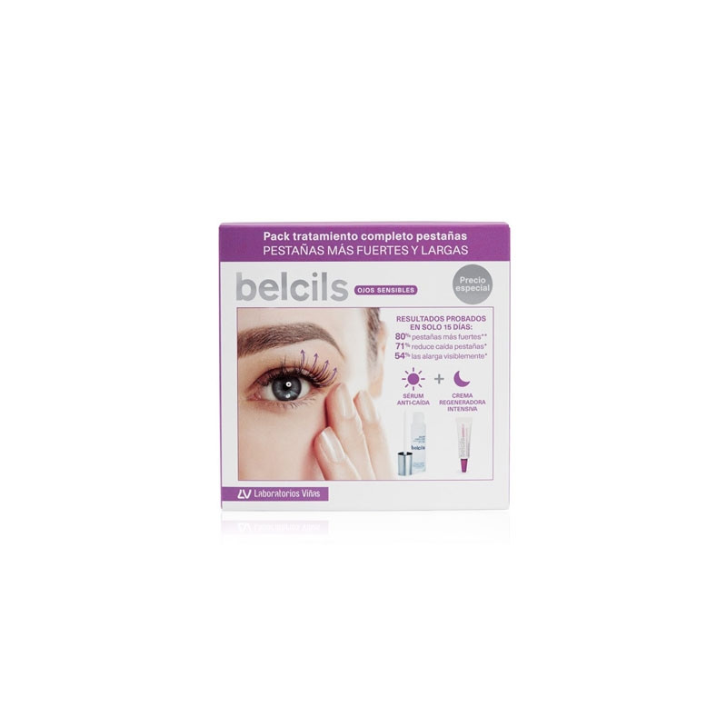 Belcils Serum Anti-Caida Pestañas 3ml + Crema Regeneradora 4ml