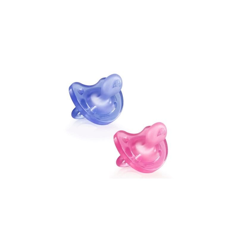 Chicco Chupete Silicona Physio Forma Soft Rosa 6-16m 2 Uds