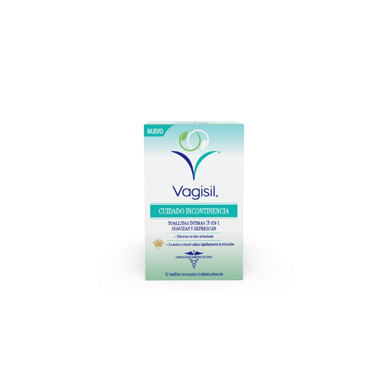 Vagisil Cuidado Incontinencia Toallitas Intimas 12 Uds