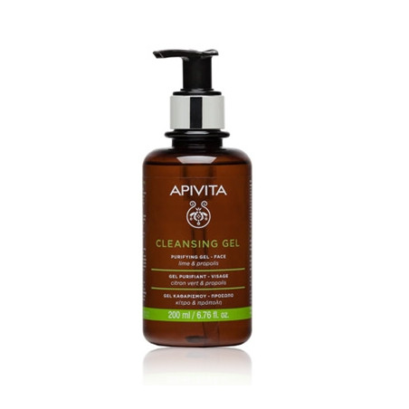 Apivita Cleansing Purifying Gel Limp. P/Grasa 200ml