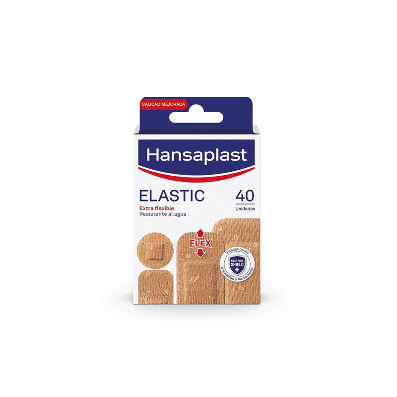 Hansaplast Elastic Aposito Adhesivo Extra Flexible 40 Uds