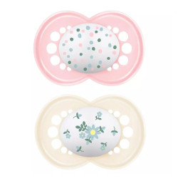 Mam Original Chupete Silicona Rosa 16m+ 2 Uds