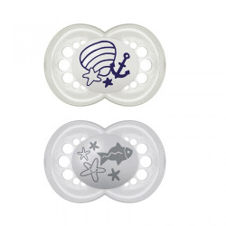 Mam Original Chupete Silicona Unisex 16m+ 2 Uds