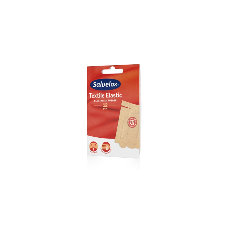 Salvelox Textile elastic mix flexible-fuerte 12 uds