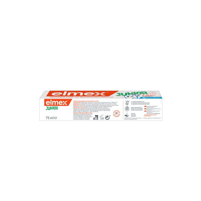 Elmex Pasta Dental Junior con Fluor 6-12 Años 75ml