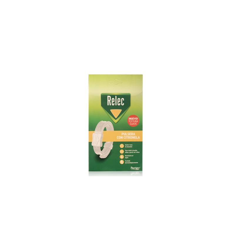 Relec Pulsera Antimosquitos con Citronela Blanca